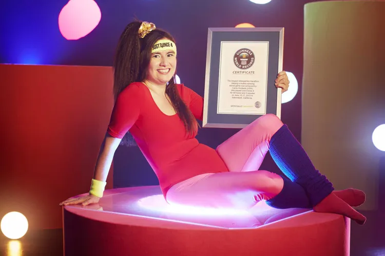 Кэрри Суидекки — мировой рекорд в Just Dance
