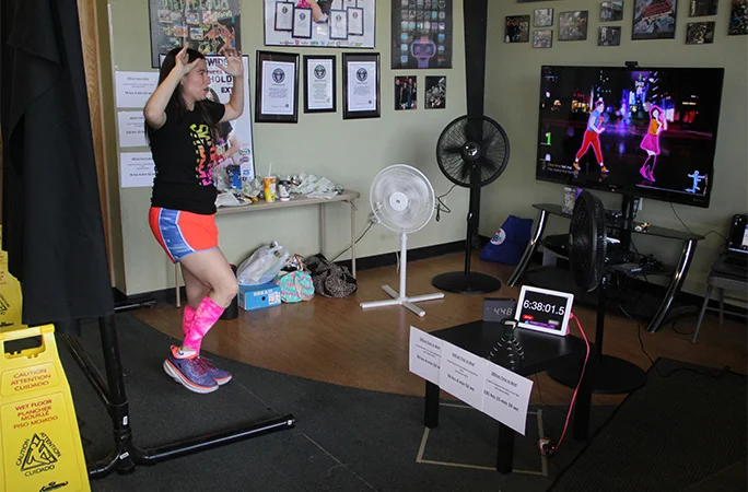 Кэрри Суидекки — мировой рекорд в Just Dance